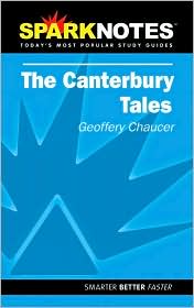 Canterbury Tales (SparkNotes Literature Guide) by Geoffrey Chaucer: Book Cover