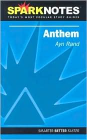 Anthem (SparkNotes Literature Guide Series) by Ayn Rand: Book Cover
