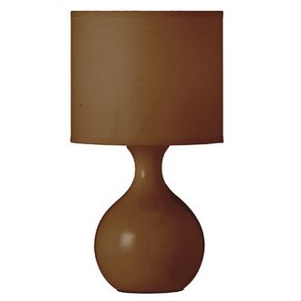 Lieberman 10022-COF Ceramic Accent Lamp with Coffee Shade