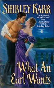 What an Earl Wants by Shirley Karr: Book Cover