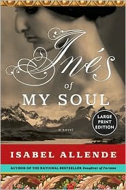 Ines of My Soul by Isabel Allende: Book Cover