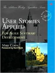User Stories Applied by Mike Cohn: Book Cover