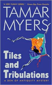 Tiles and Tribulations (Den of Antiquity Series #10) by Tamar Myers: Book Cover
