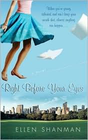 Right Before Your Eyes by Ellen Shanman: Book Cover