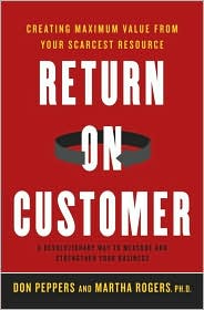 Return on Customer by Don Peppers: Book Cover
