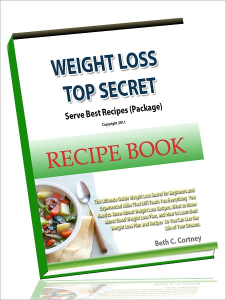 Weight Loss Top Secret - Recipe Book