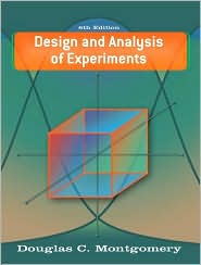 Design and Analysis of Experiments by Douglas C. Montgomery: Book Cover