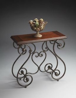 Butler Metalworks Swirling Cast-metal Console Table