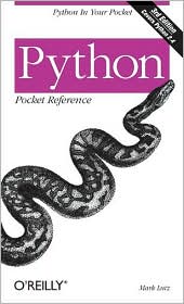 Python Pocket Reference by Mark Lutz: Book Cover