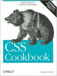 CSS Cookbook by Christopher Schmitt: Book Cover