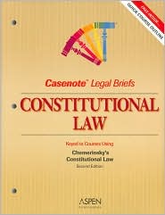 Casenote Legal Briefs by Staff of Aspen Publishers: Book Cover