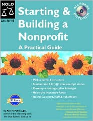 Starting and Building a Nonprofit by Peri H. Pakroo: Item Cover