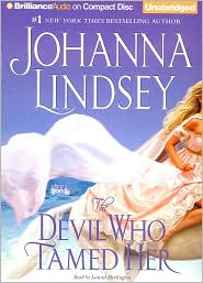 The Devil Who Tamed Her by Johanna Lindsey: CD Audiobook Cover