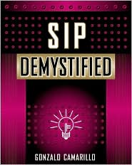 SIP Demystified by Gonzalo Camarillo: Book Cover