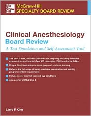 Clinical Anesthesiology Board Review by Chu: Book Cover