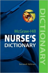 McGraw-Hill Nurse's Dictionary by U. N. Panda: Book Cover