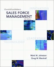 Sales Force Management by Mark W. Johnston: Book Cover