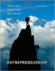 Entrepreneurship by Robert Hisrich: Book Cover
