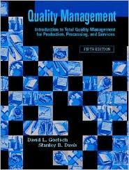 Quality Management for Organizational Excellence by David L. Goetsch: Book Cover