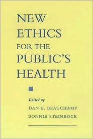 New Ethics for the Public's Health by Dan E. Beauchamp: Book Cover