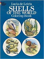 Shells of the World Coloring Book by Lucia de Leiris: Book Cover