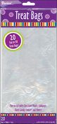 Product Image. Title: Treat Bags 5"X11" 20/Pkg-Clear