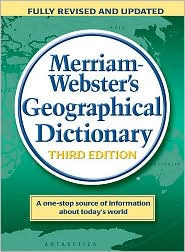 Merriam-Webster's Geographical Dictionary by Merriam-Webster: Book Cover