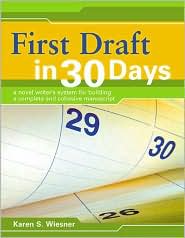 First Draft in 30 Days by Karen Wiesner: Book Cover