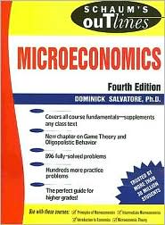 Schaum's Outline of Microeconomics by Dominick Salvatore: Book Cover