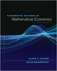 Fundamental Methods of Mathematical Economics by CHIANG: Book Cover