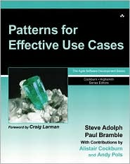 Patterns for Effective Use Cases by Steve Adolph: Book Cover