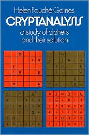 Cryptanalysis by Helen F. Gaines: Book Cover