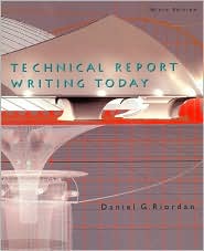 Technical Report Writing Today by Daniel Riordan: Book Cover