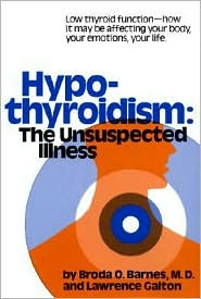 Hypothyroidism by Broda Barnes: Book Cover