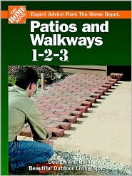 Patios and Walkways 1-2-3 by Home Depot Books: Book Cover