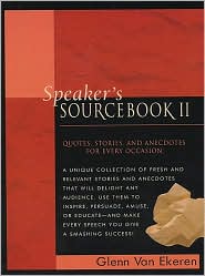 Speaker's SourceBook 2 by Glenn Van Ekeren: Book Cover