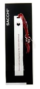 Product Image. Title: Stones Red Heart Metal Bookmark