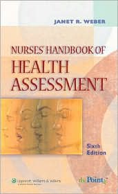 Nurses' Handbook of Health Assessment by Janet R. Weber: Book Cover