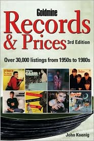 Goldmine Records & Prices by John Koenig: Book Cover