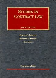 Studies in Contract Law (University Casebook Series) by Edward J. Murphy: Book Cover