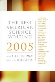 The Best American Science Writing 2005 by Alan Lightman: Book Cover