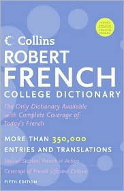 Collins Robert French College Dictionary by Collins: Book Cover