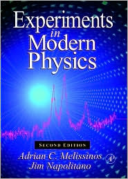 Experiments in Modern Physics by Adrian C. Melissinos: Book Cover