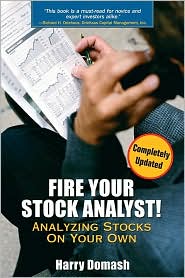 Fire Your Stock Analyst! by Harry Domash: Book Cover
