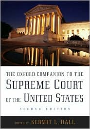 Oxford Companion to the Supreme Court of the United States by Kermit L. Hall: Book Cover