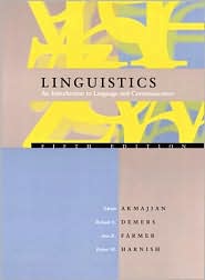 Linguistics by Adrian Akmajian: Book Cover