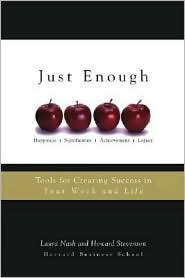 Just Enough by Howard Stevenson: Book Cover