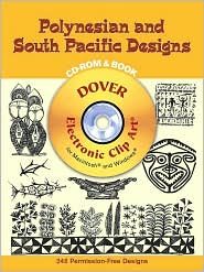 Polynesian and Oceanian Designs (Dover Electronic Clip Art Series) by Gregory Mirow: Book Cover