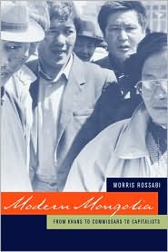 Modern Mongolia by Morris Rossabi: Book Cover