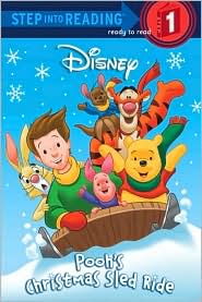Pooh's Christmas Sled Ride (Step Into Reading Series) by Gaines: Book Cover
